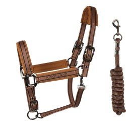 Conjunto cabezada y ramal KLMona Kingsland KINGSLAND